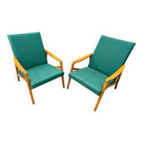 Paire de fauteuils vintage par Jiří Jiroutek pour Interiér Praha, 1960