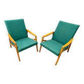 Paire de fauteuils vintage par Jiří Jiroutek pour Interiér Praha, 1960