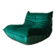 Togo lounge chair in bottle green velvet by Michel Ducaroy for Ligne Roset