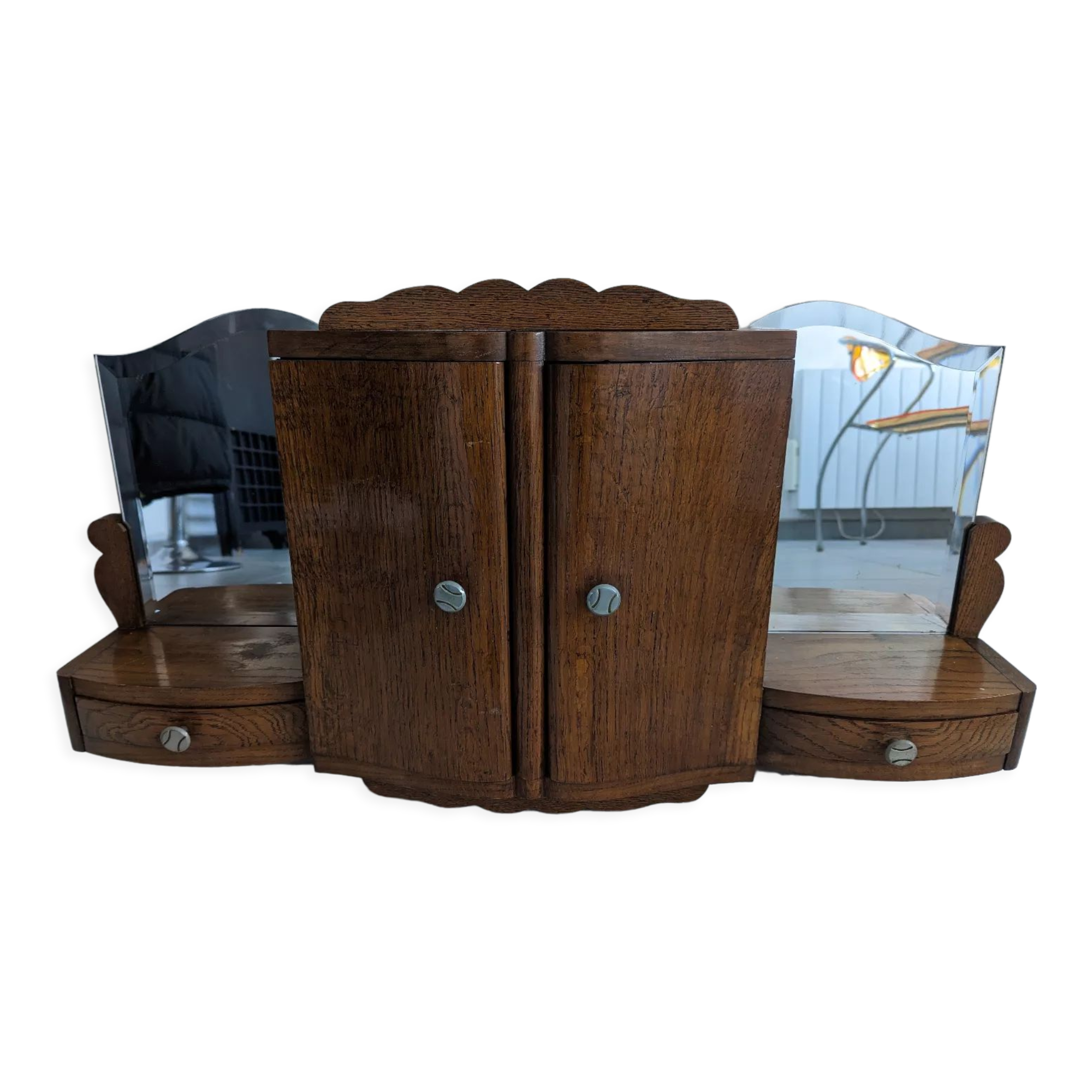 Art Deco bathroom shelf