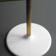 1960's heavy XXL Staff table lamp with swivel joint and brass shade