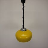 Adjustable Mid Century Pendant in the style of Meblo, 1980's, Czechoslovakia