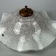 60s 70s Lamp Fixture Ceiling Lamp Flush Mount Doria Glass Space Age