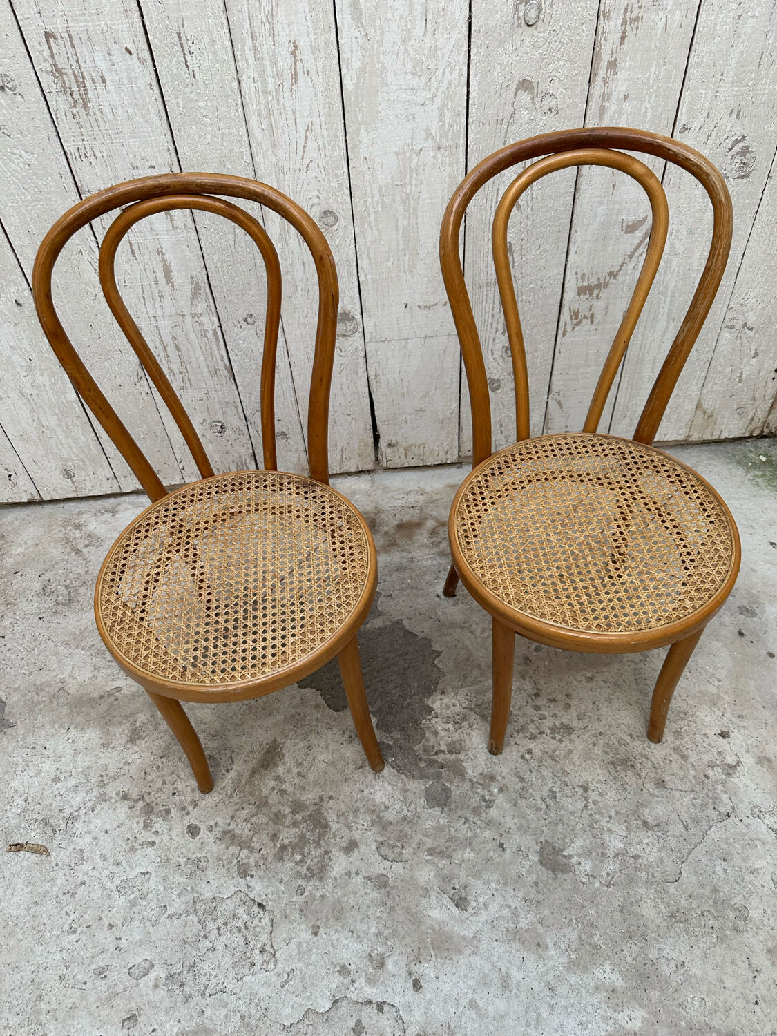 2 bistro chairs