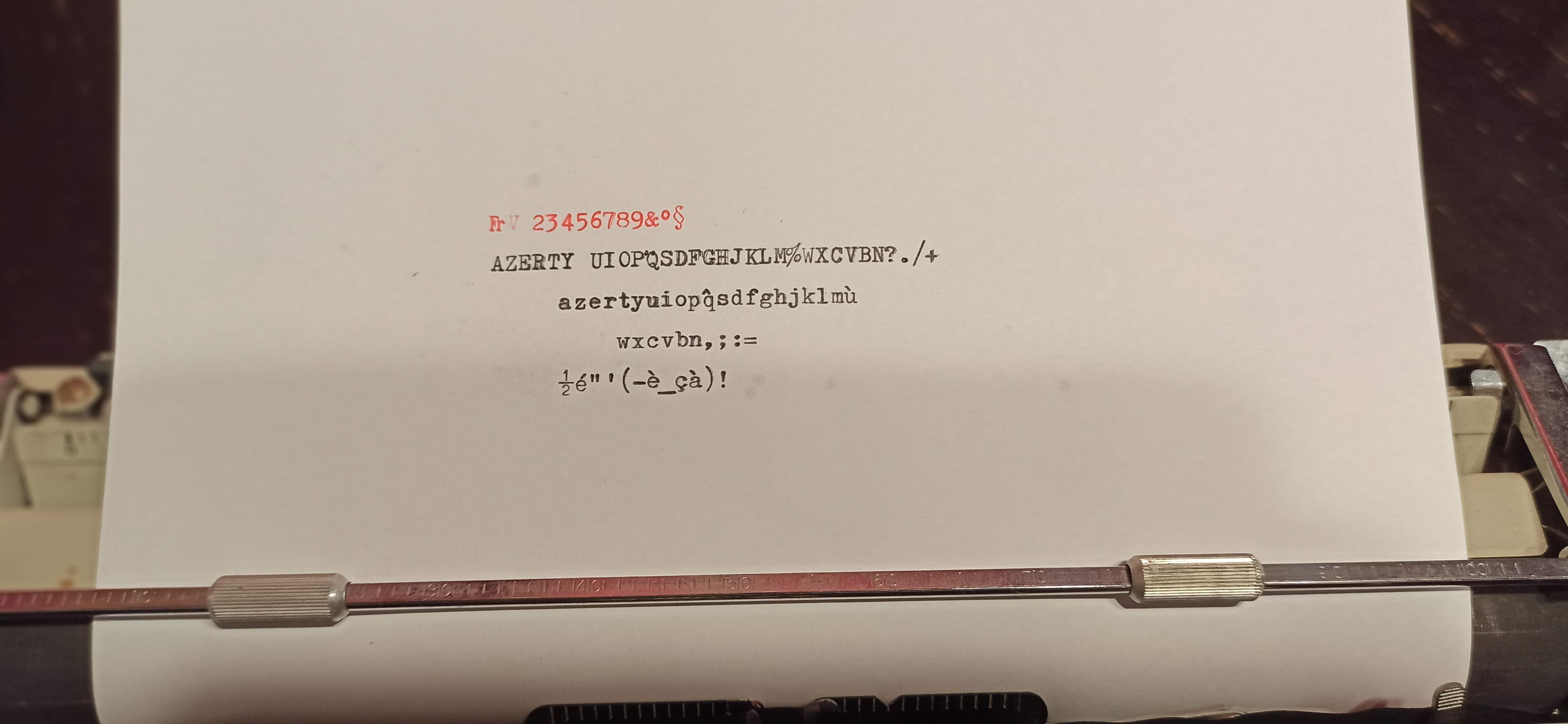 Typewriter "underwood 18"