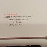 Typewriter "underwood 18"
