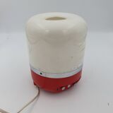 Red-white radiolamp by Adriano Rampoldi for Europhon