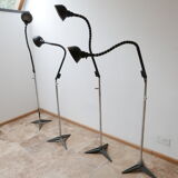 Set of 4 industrial floor lamp