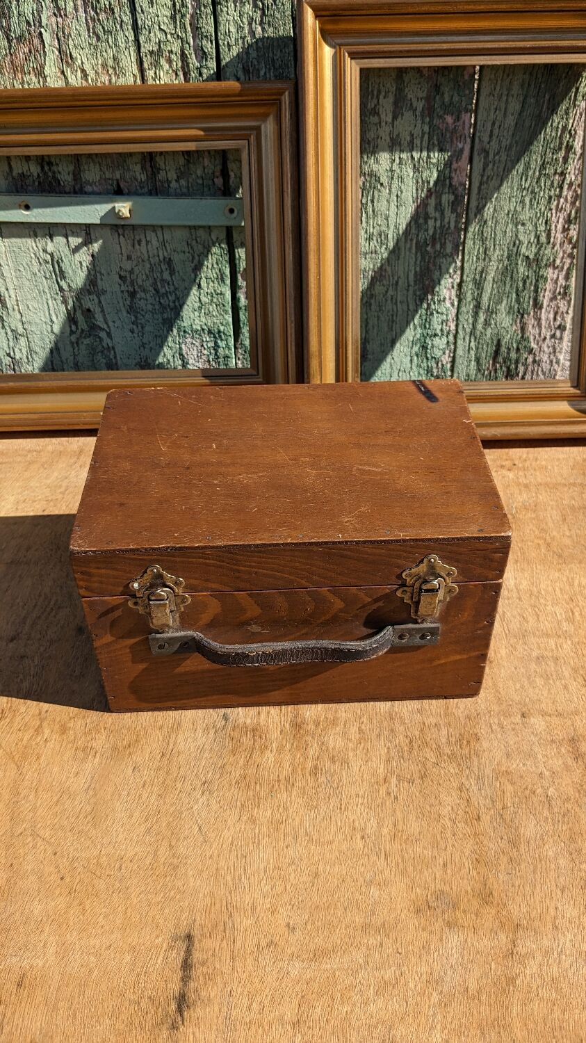 Wooden craft workshop box