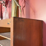 Notary triple curtain cabinet