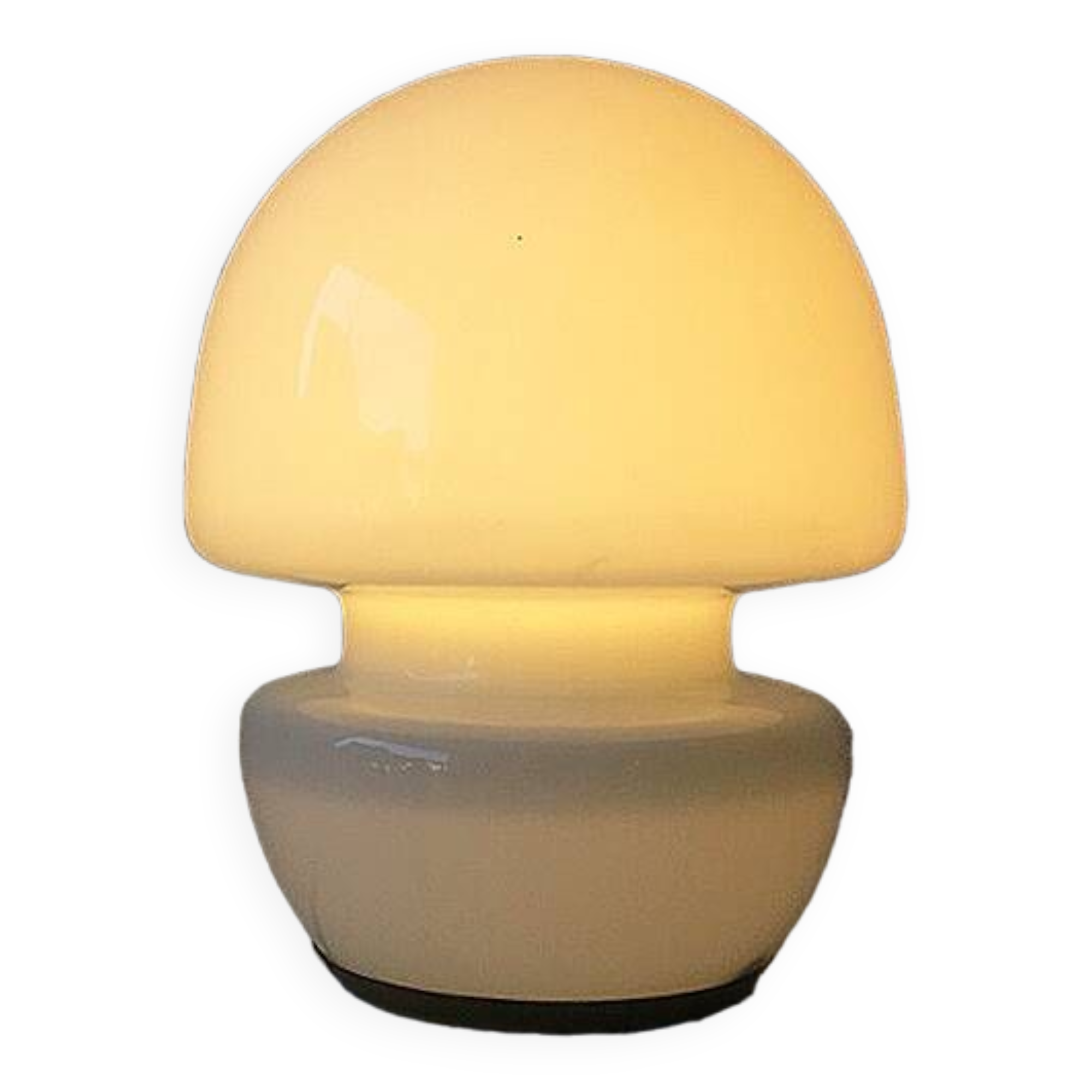 Opaline table lamp, Italy, 1970s