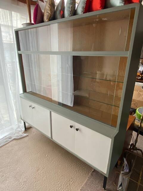 Vintage display cabinet bookcase