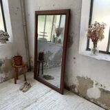 Late 19th XL wooden mirror