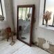 Late 19th century XL wooden mirror