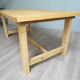 Farmhouse table made of "recycled" wood