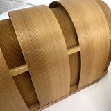 Pair of V155 wall lights in pine by Hans-Agne Jakobsson, Sweden, 1960.