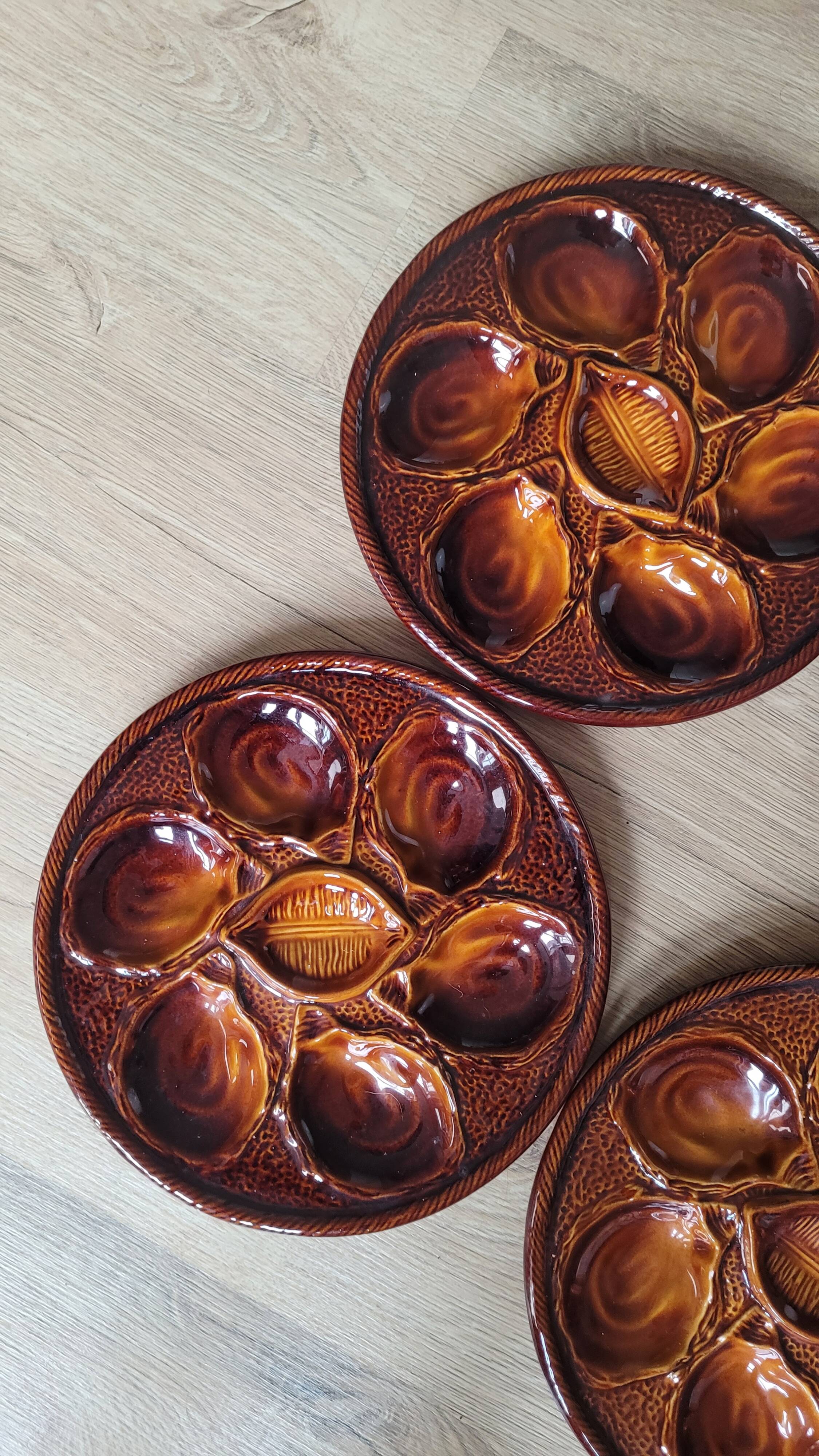 La Redoute x Selency set of 4 oyster plates