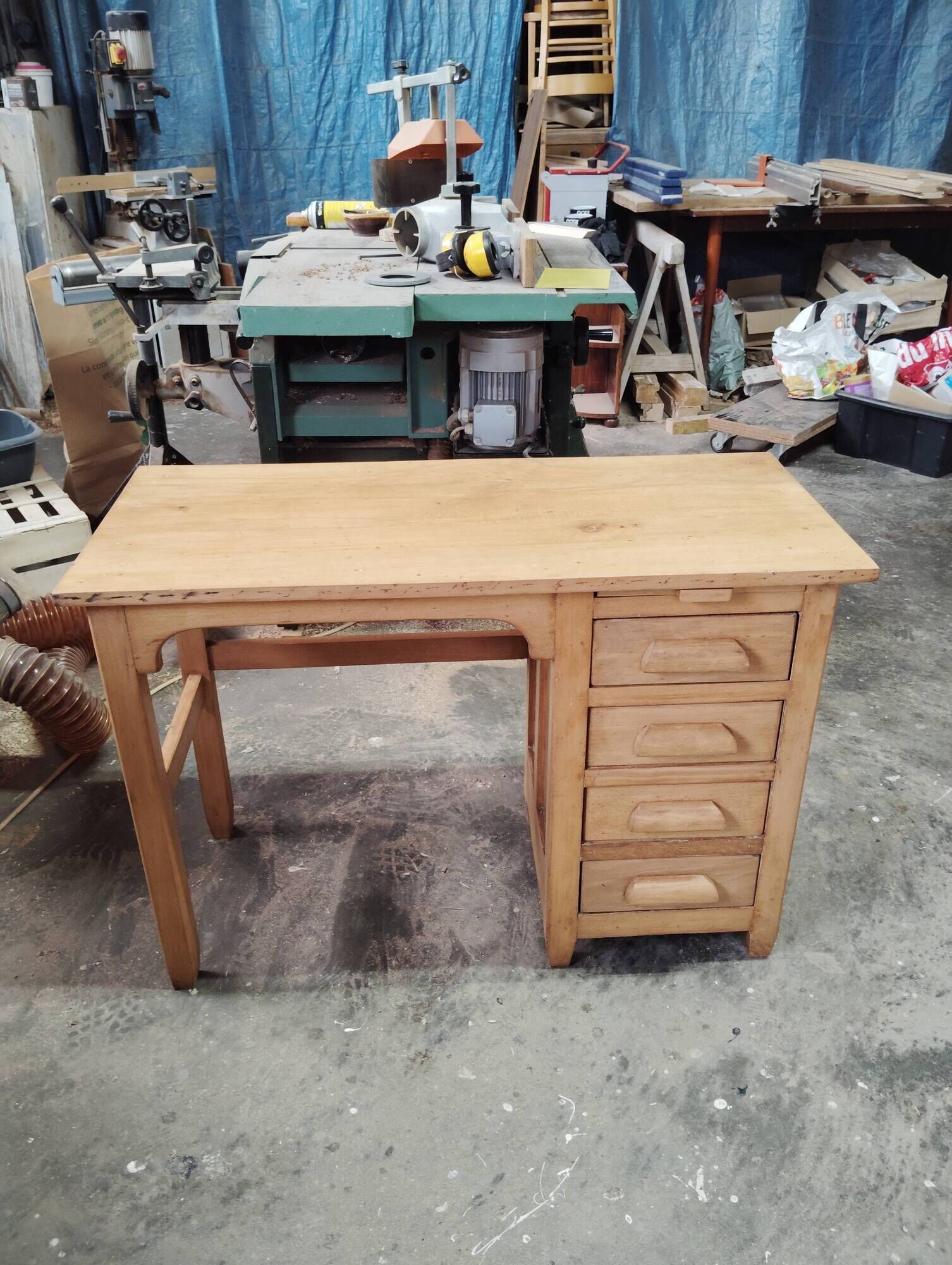 Restored vintage desk