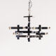 Metric chandelier by Gaetano Sciolari, Italy, 1970s