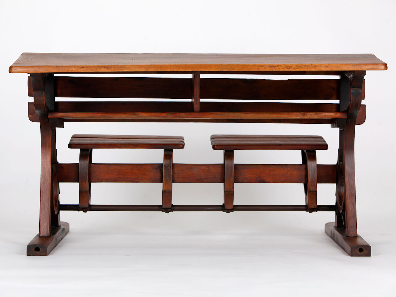 Set of Two Czech school desks from D. G. Fischel & Söhne