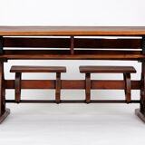 Set of Two Czech school desks from D. G. Fischel & Söhne