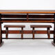 Set of Two Czech school desks from D. G. Fischel & Söhne