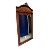 Old mahogany mirror.