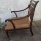 Fauteuil bas anglais en palissandre
