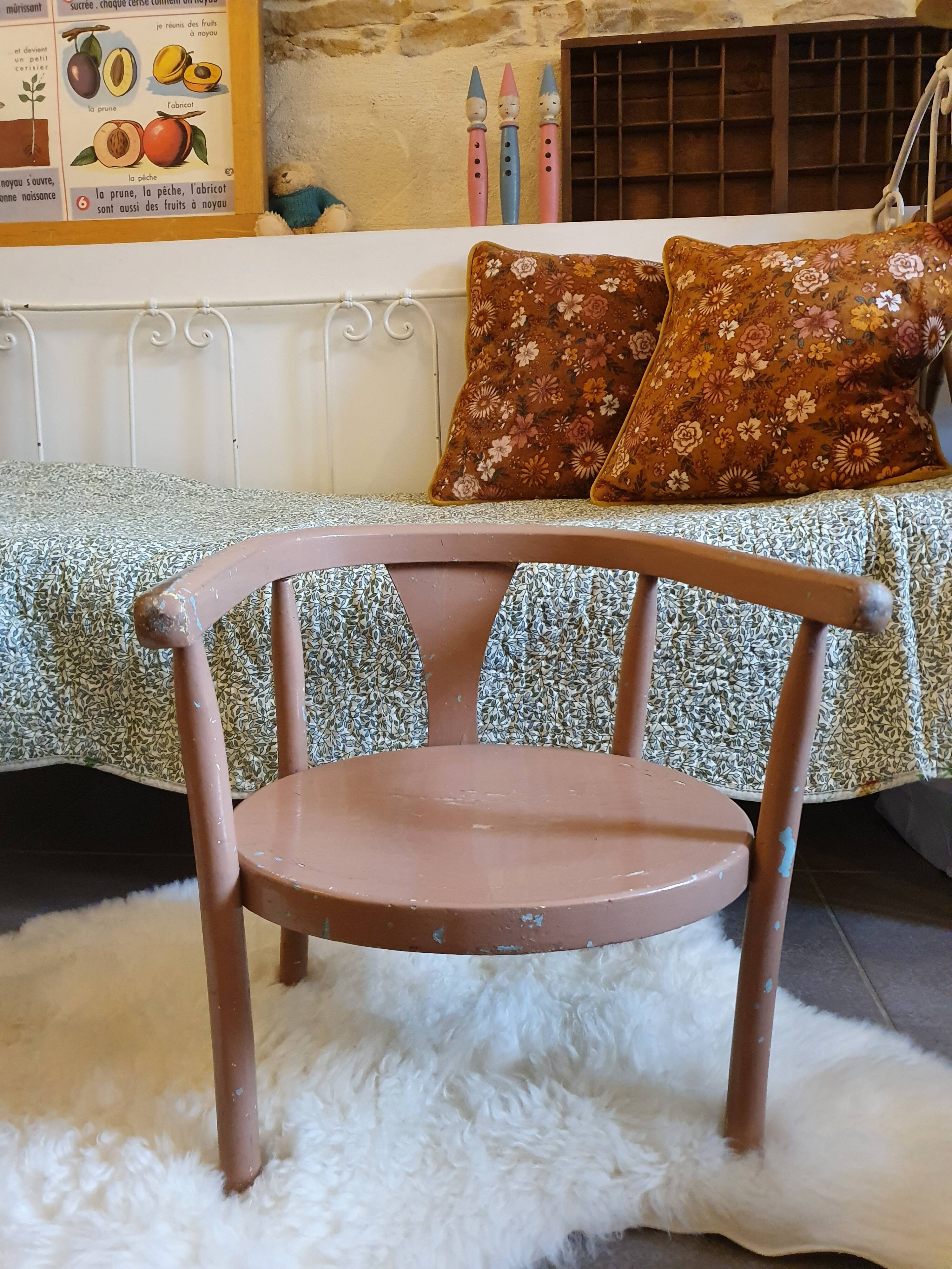 Children's wooden chair