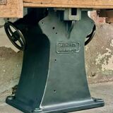 Industrial workbench with cast iron base