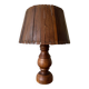 Large teak lamp from the 60s