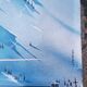 Affiche de pra-loup (ubaye-provence)- plan des pistes de ski par pierre novat (1988)