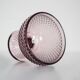 Vintage purple glass sugar bowl from the mid-century, Italy, 1960s.