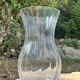 Large baluster vase in fluted crystal from the Daume house, France.