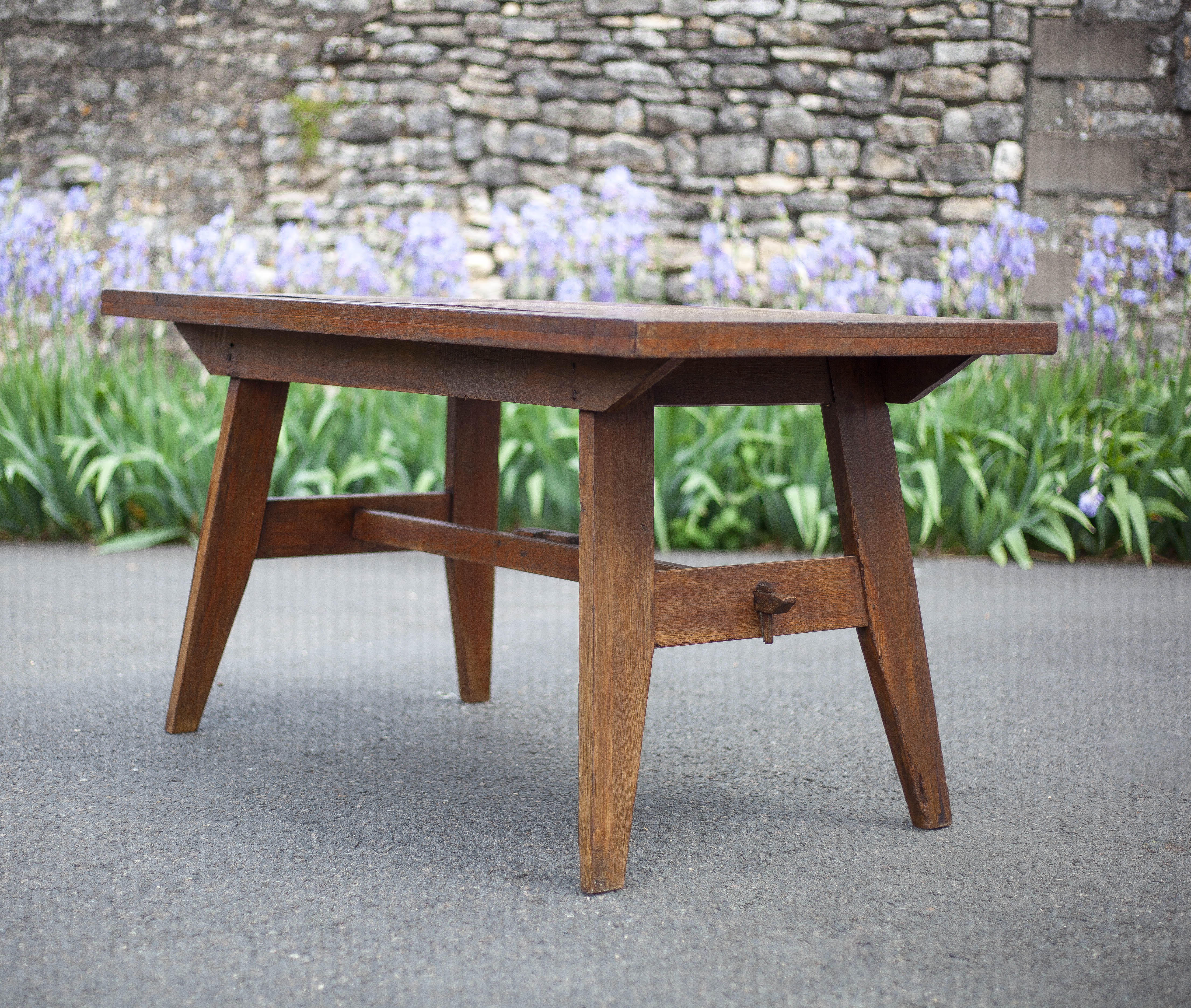 Rene gabriel table, 50s wood table, dining table, kitchen, veranda