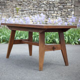 Rene gabriel table, 50s wood table, dining table, kitchen, veranda