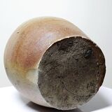 Cruche ancienne XIXe-XXe grès de Puisaye artisanal vernissée