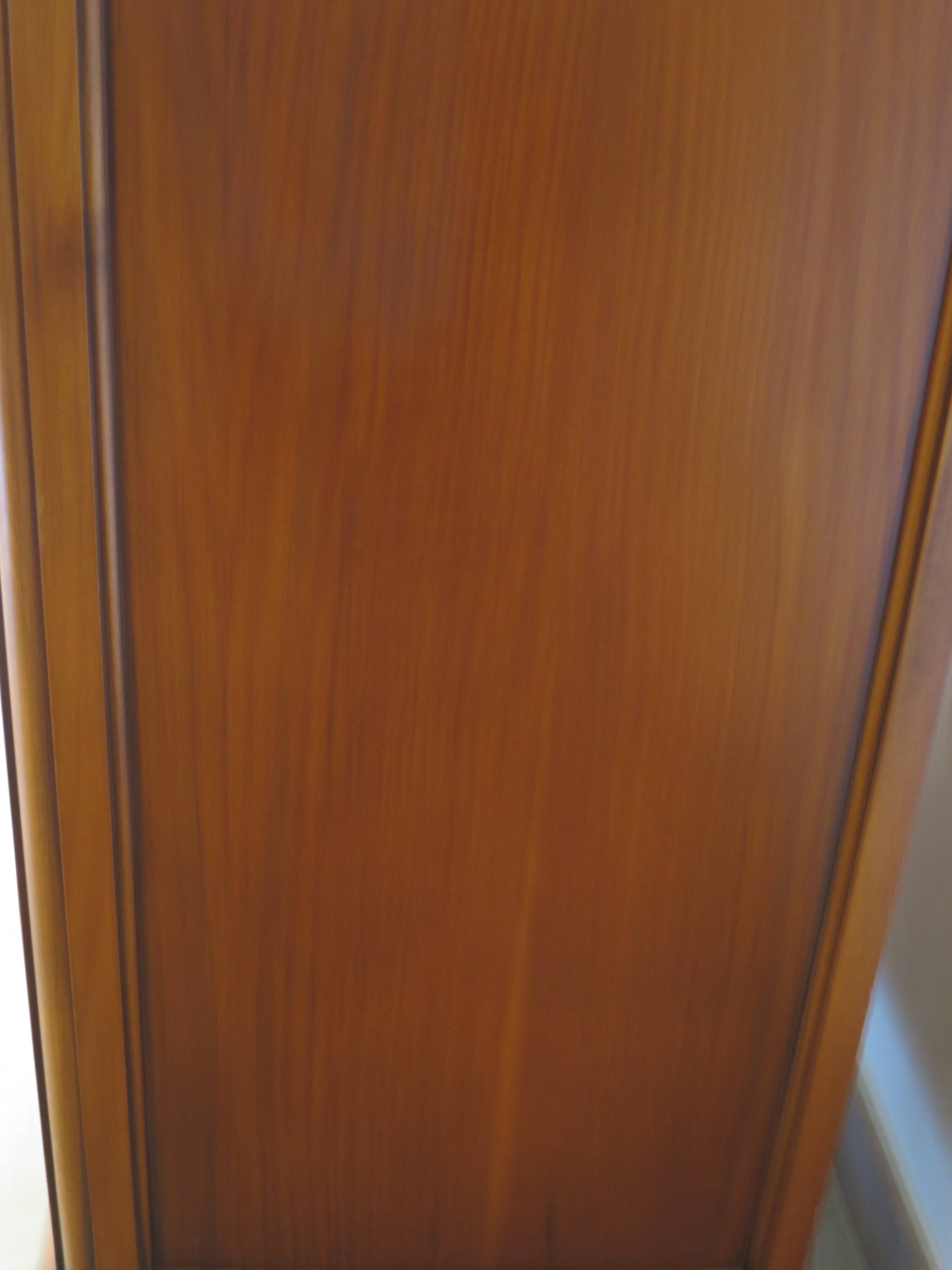 Rare Louis Philippe chest of drawers with 7 drawers from the 80s in cherry wood