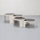 Tables gigognes Cassina 780/783 Gianfranco Frattini années 1970