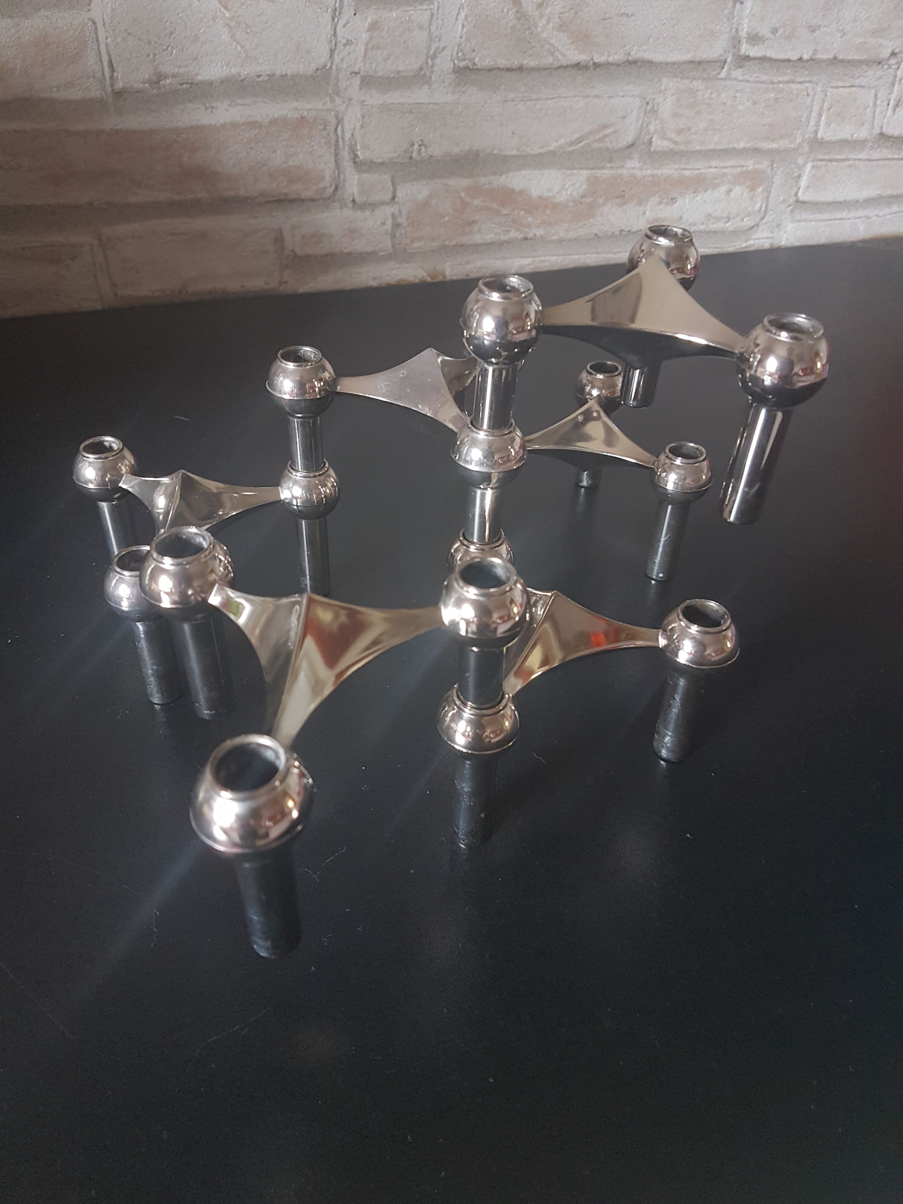 6 candlesticks Nagel design Stoffi