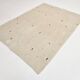 Beige & Cream Polka Dot Pattern Kilim Rug, 164x225Cm
