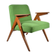 Vintage armchair "Bunny" 1960s, spring green