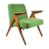 Vintage armchair "Bunny" 1960s, spring green
