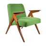 Vintage armchair "Bunny" 1960s, spring green