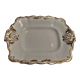 English porcelain dish Copeland white and gold décor