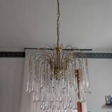 Large Sized Murano Waterfall Chandelier