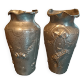 Vases art nouveau signes Ermenault