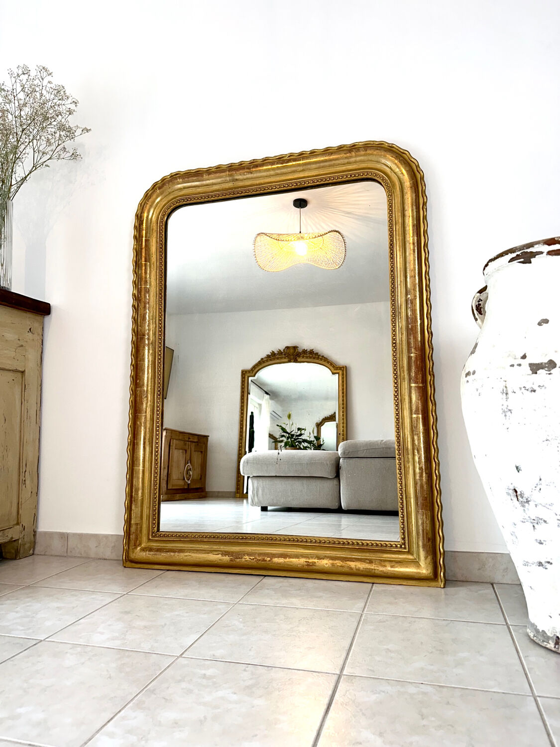 Old mirror Louis-Philippe