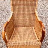 Rattan armchair