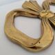 Brass ribbon bottom